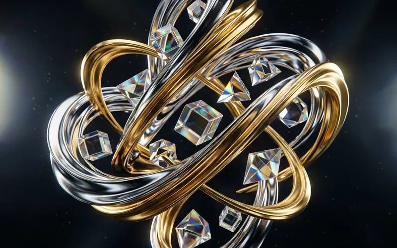 Luxury Chrome Ribbon Brand